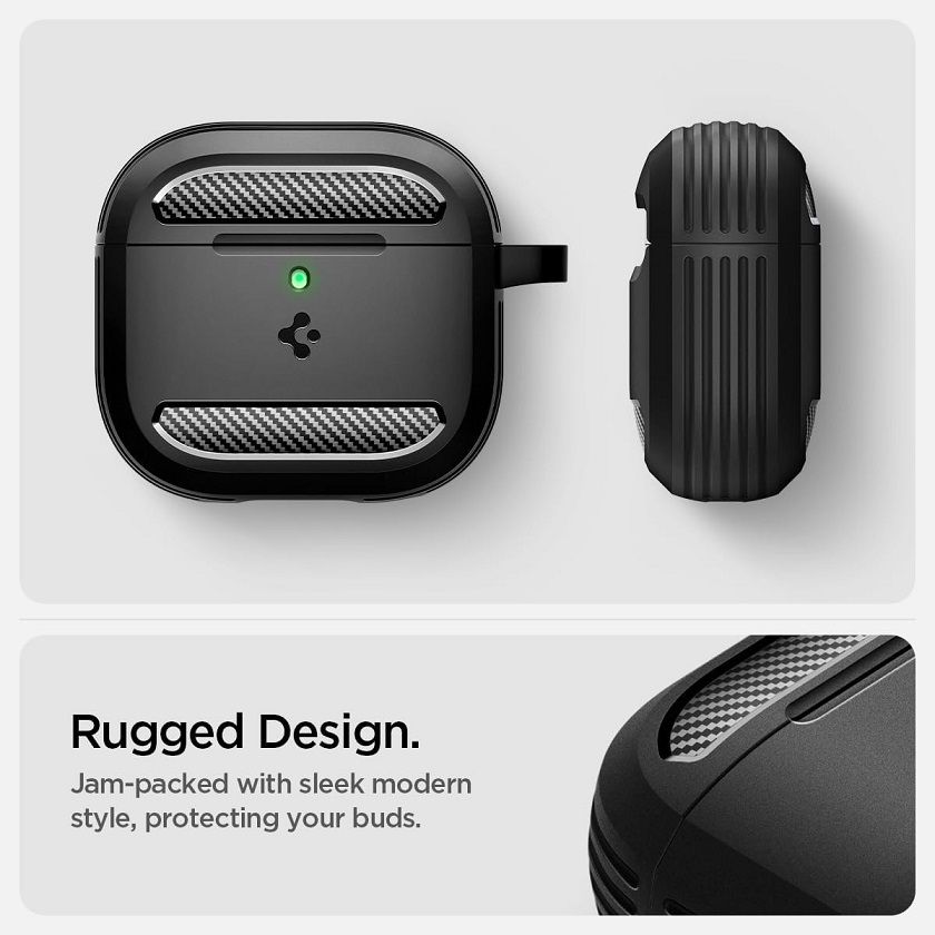 Hộp đựng - Vỏ ốp Airpods 3 Spigen Rugged Armor 12